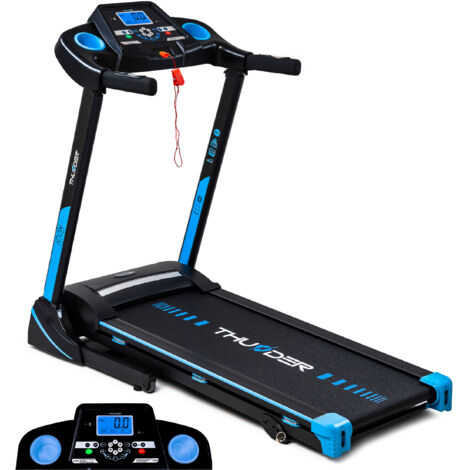 Tapis roulant elettrico Thunder® ICON-BLUE pieghevole