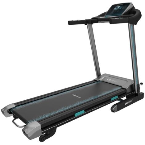 Tapis roulant pieghevole con potenza da 1500 W, velocità massima da 16 Km/h, inclinazione motorizzata, porta USB, funzione Mp3 e casse incorporate.