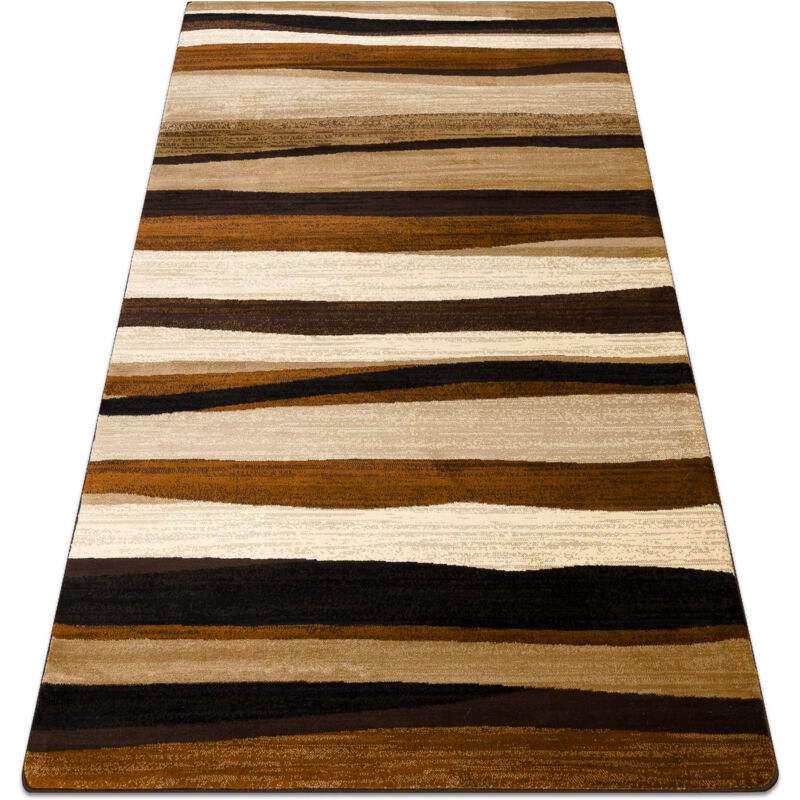 Rugsx - Tapis royal 5374 Vagues - beige / marron brown 100x200 cm