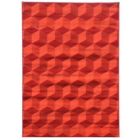 Tapis salon cm Rectangulaire BC CUBIKA Crème Salon adapté au chauffage par le sol