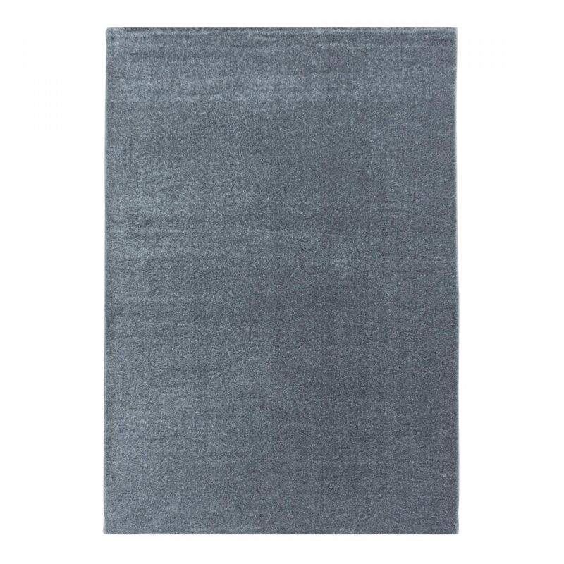 Jadorel - Tapis salon et chambre 80x150 gris rectangle tissé motif uni benapo
