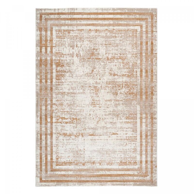 Unamourdetapis - Tapis salon et chambre 160x230 beige rectangle tissé motif simple parisa