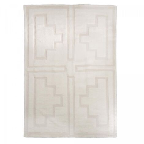 Tapis salon CALISTA en laine Fait main Care&Fair  Crème - 200x300