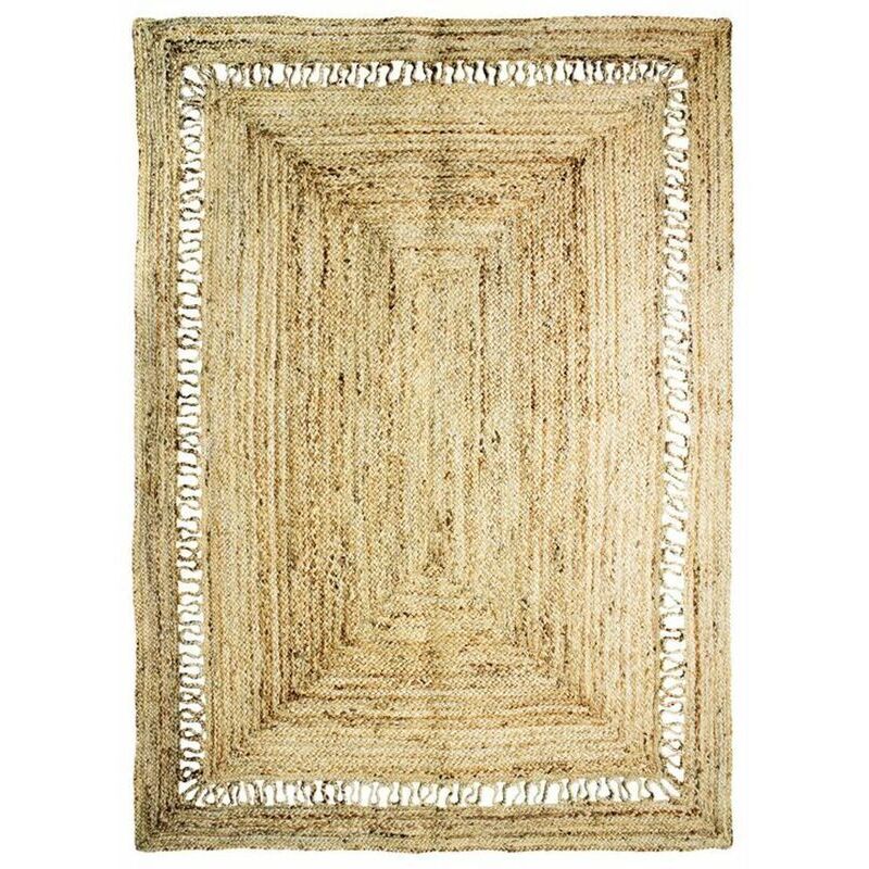Tapis salon en vague naturel 120x170