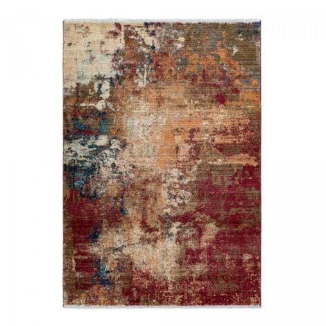 JADOREL 120x170 cm Rectangulaire MEDELLO LL Rouge Chambre adapté au chauffage par le sol - Rouge