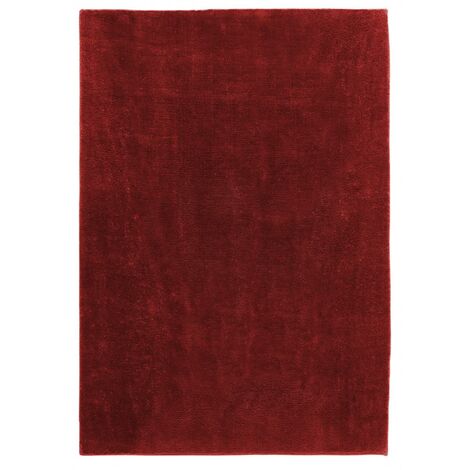 Tapis salon et chambre 160x230 vert rectangle tissé motif uni CARTINO