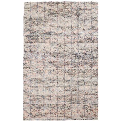 Tapis salon et chambre en laine 60x110 multicolore fait à la main