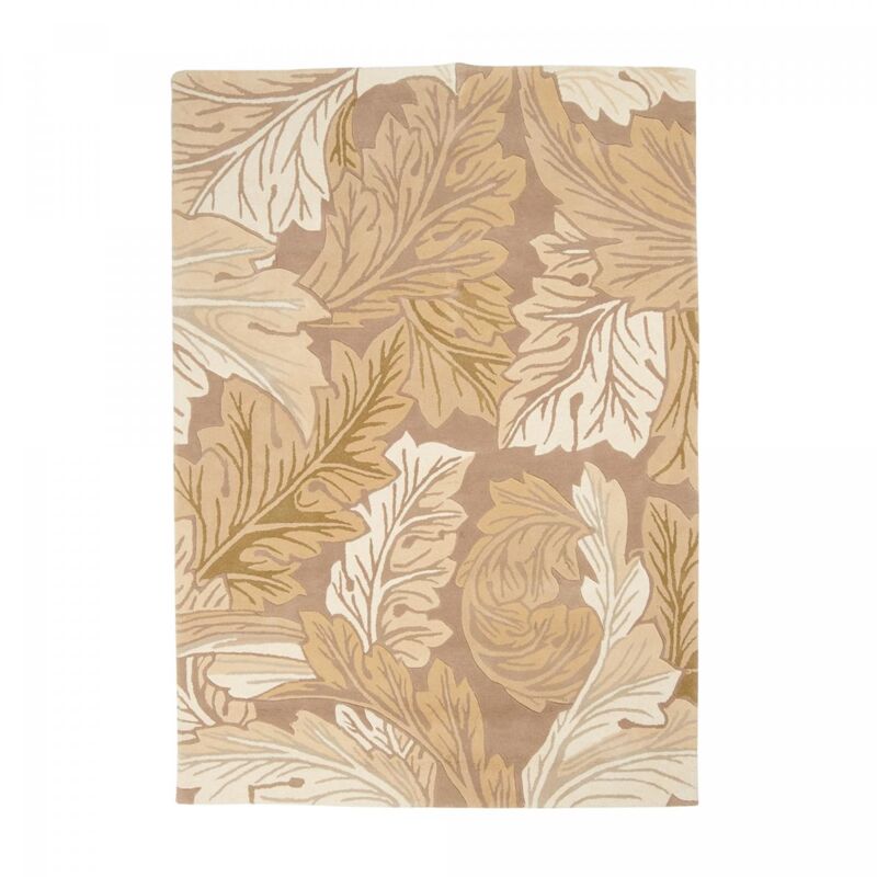 Tapis salon et chambre en laine 170x240 beige et crème fait main