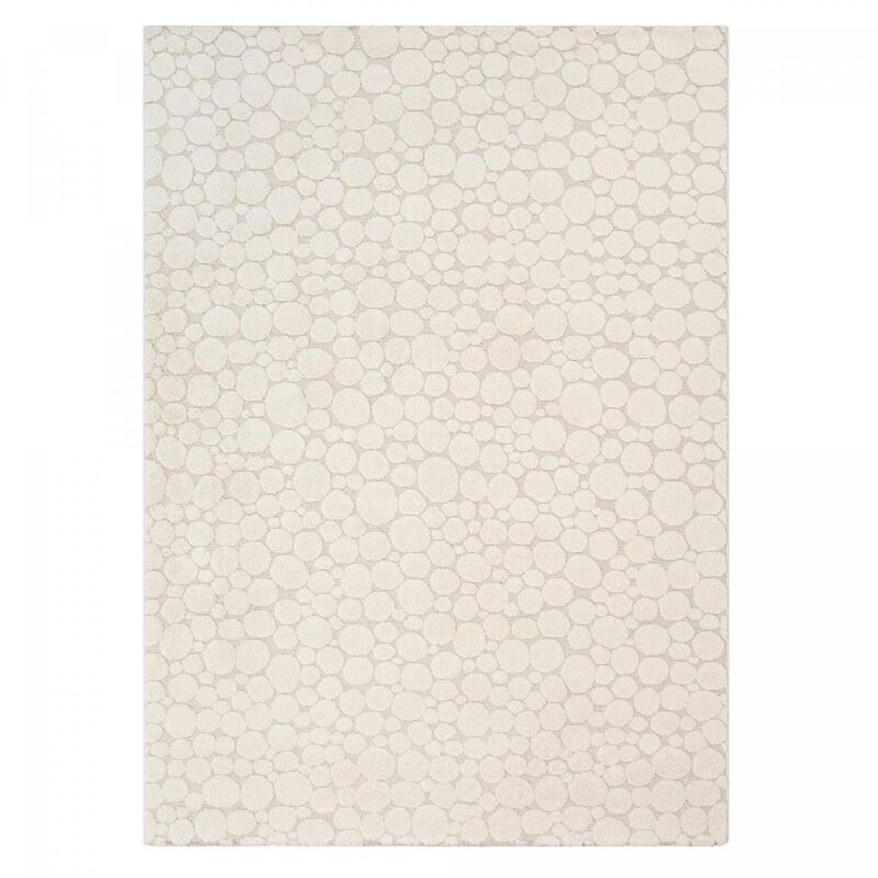 Tapis salon galai 120x160 cm Crème - Tapis Chambre doux et soyeux