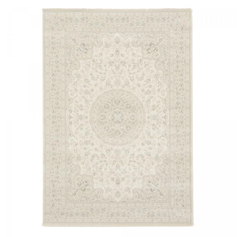 Unamourdetapis - Tapis salon et chambre 80x300 crème rectangle tissé motif oriental lucen 7