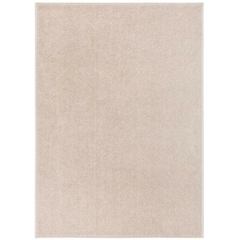 Tapis Salon Poils Courts. Saumon. 160 x 230. Design, Chaud & Confortable - Saumon