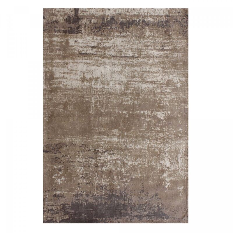 Unamourdetapis - Tapis salon tissé à plat Jacquard diametre 160 niyat argent , tapis en coton