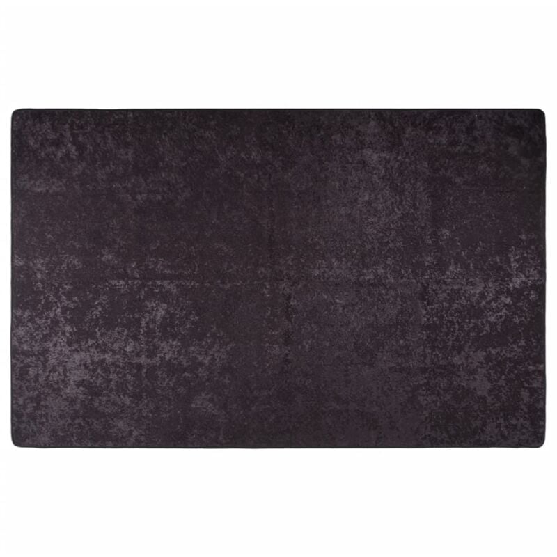 Tapis Salon,Tapis Chambre,Tapis lavable antidérapant 80x150 cm Anthracite CFW50045