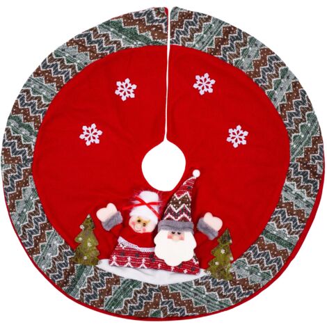 TAPIS SAPIN DE NOËL RED 80CM