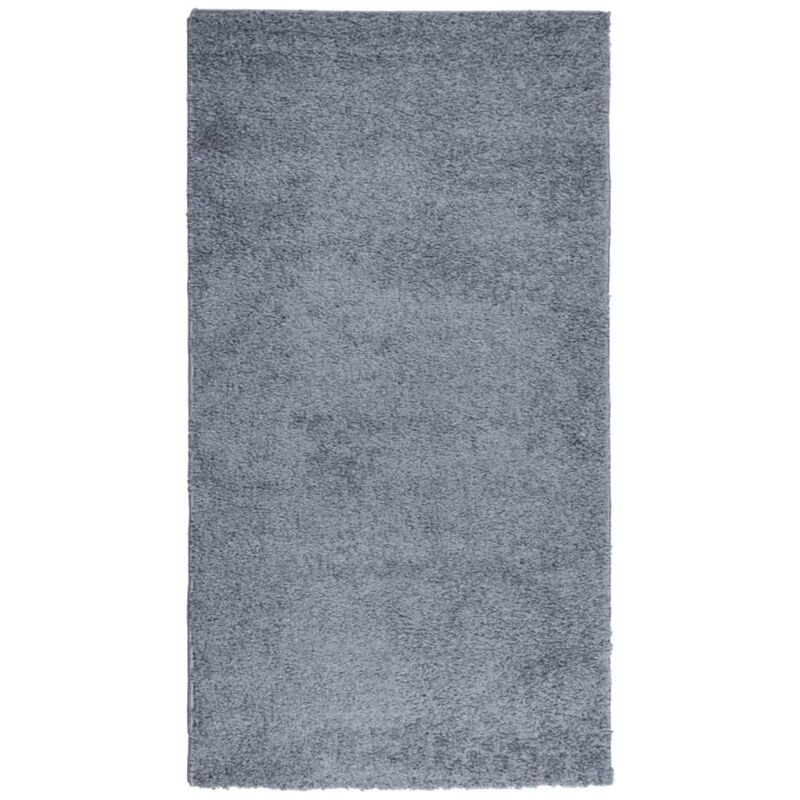 Vidaxl - Tapis shaggy pamplona poils longs moderne bleu 60x110 cm