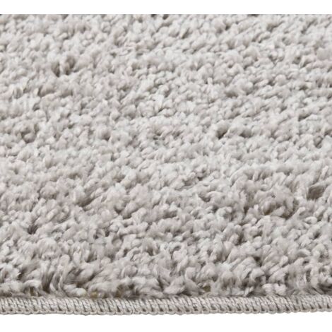 Tapis shaggy antidérapant Gris clair 80x150 cm