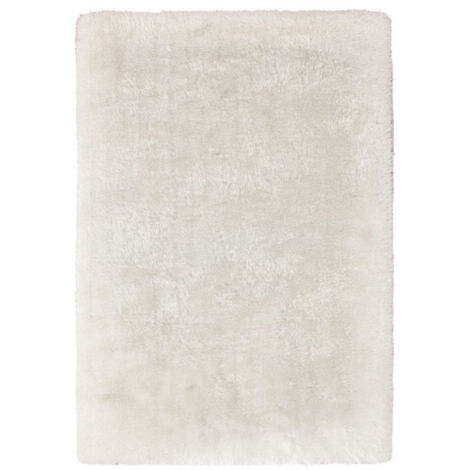 Tapis Shaggy Fait Main "Cosy" Blanc 80 x 150 cm