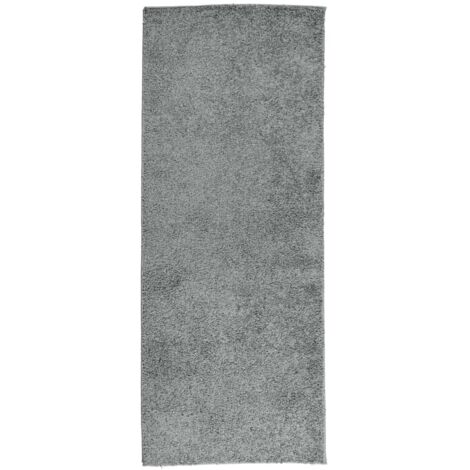 Tapis shaggy PAMPLONA poils longs moderne vert 80x200 cm