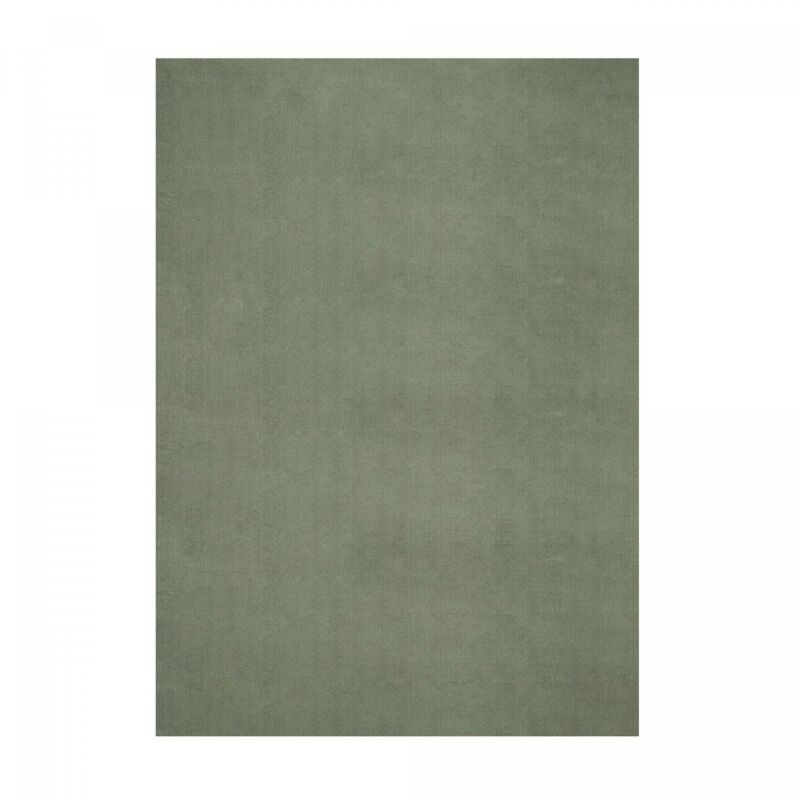 Unamourdetapis - Tapis lavable 30°C 240x340 Vert, tapis shaggy uni à longs poils