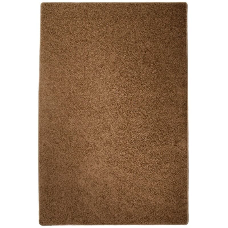 Karat - Tapis Shaggy à poils longs Marron 133 x 190 cm