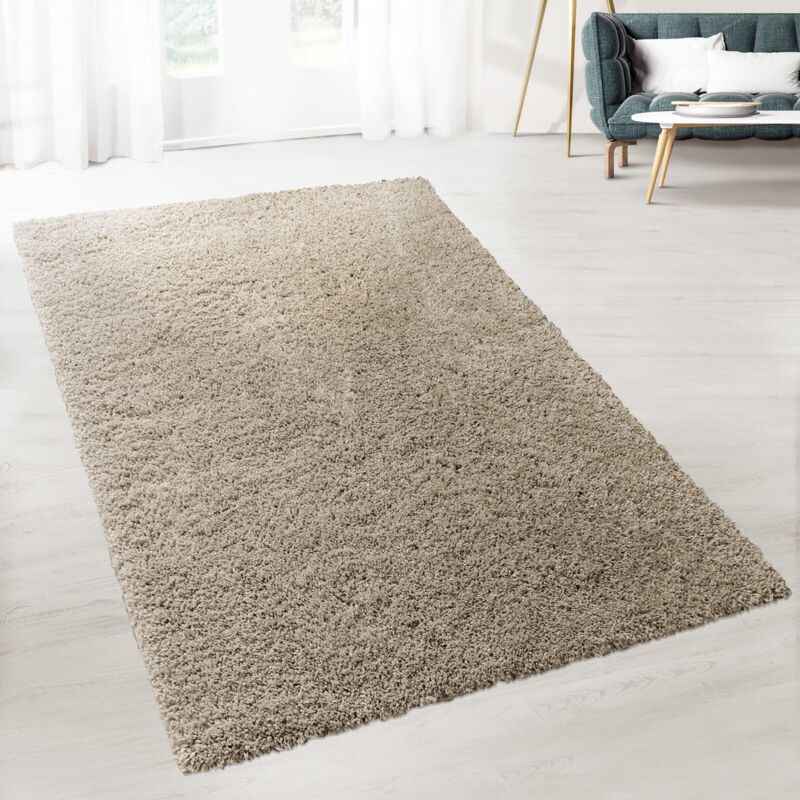 Tapis de Salon Prestige Shaggy Sable 80 x 150 cm