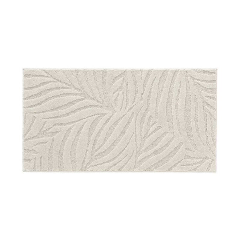 Paris Prix - Tapis Shaggy Relief 'Ankara' 60x110cm Beige