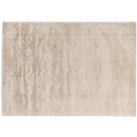 Tapis Shaggy Uni "Tango" 120x170cm Naturel