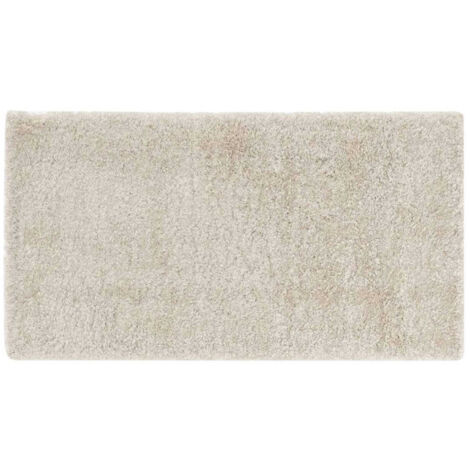 Tapis Shaggy Uni "Tango" 60x110cm Naturel