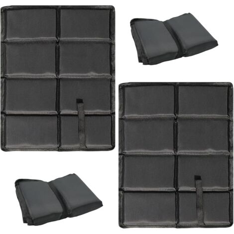 Tapis Siège Extérieur 2pcs,Coussins de siège Thermique Mousse,avec 2 Sacs de Rangement, Coussin Chaud Portable,Convient pour Les Voyages en Plein air, Le Pique-Nique, la Randonnée