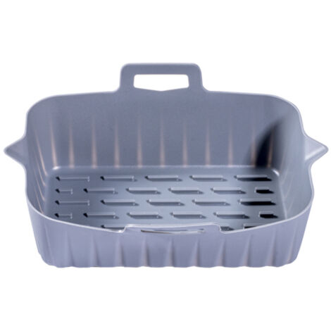 Tapis silicone friteuse air réutilisable, revêtement antiadhésif résistant chaleur cuisson saine