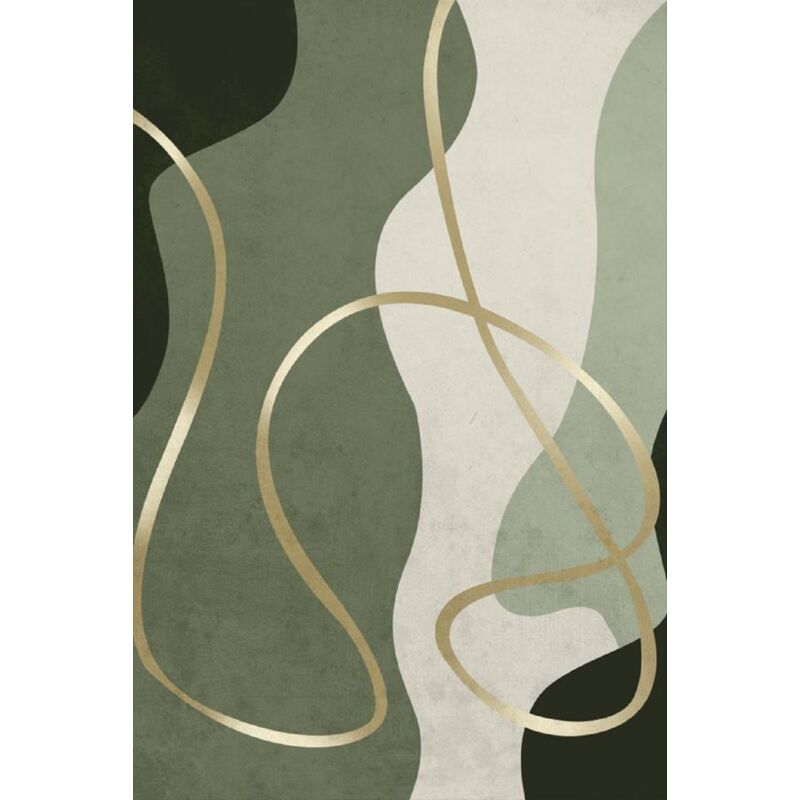 Vendorflair - Tapis Simply Vert Dimensions - 120x180 – Qualité supérieure pour Maison, Appartement, Bureau – Style élégant et durable – Confort