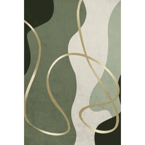 Tapis Simply Vert Dimensions - 160x230 – Qualité supérieure pour Maison, Appartement, Bureau – Style élégant et durable – Confort optimal, facile à nettoyer – Idéal salon et chambre