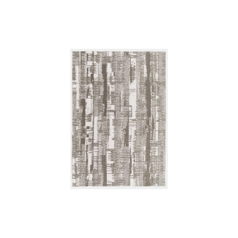 Décoweb - Tapis souple en matière recyclée - Legno - Brun - 120 x 170 cm