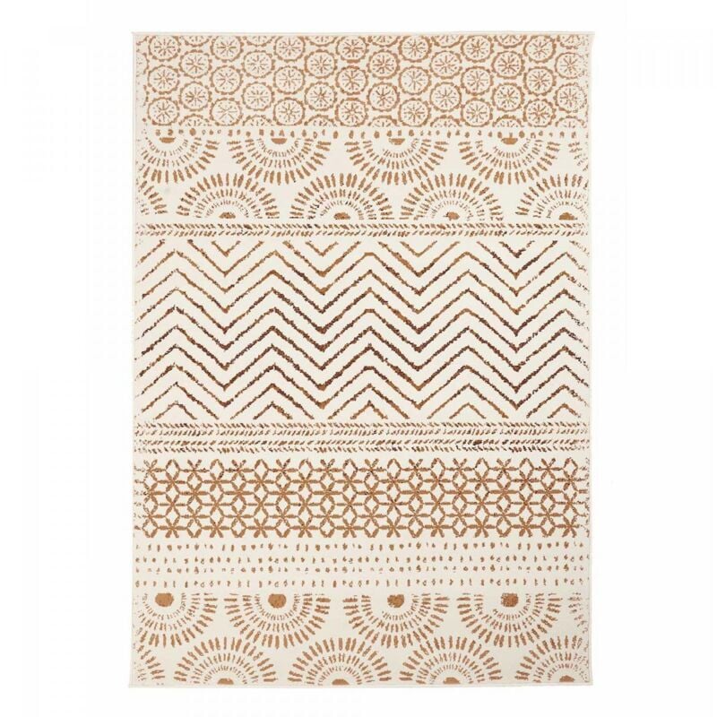 Unamourdetapis - Tapis berbère motif ethnic 80x150 crème AF1 orienvag