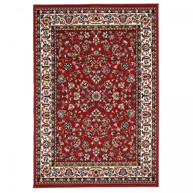 Unamourdetapis - Tapis oriental 140x200 rouge rectangle motif ancestral AF1 nomed