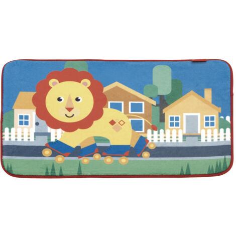 Tapis super doux Fp Lion et maisons 45x75cm