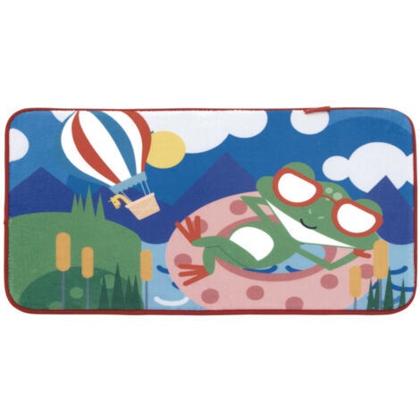 Tapis super doux pour la chambre La Grenouille avec lunettes de soleil 45x75cm