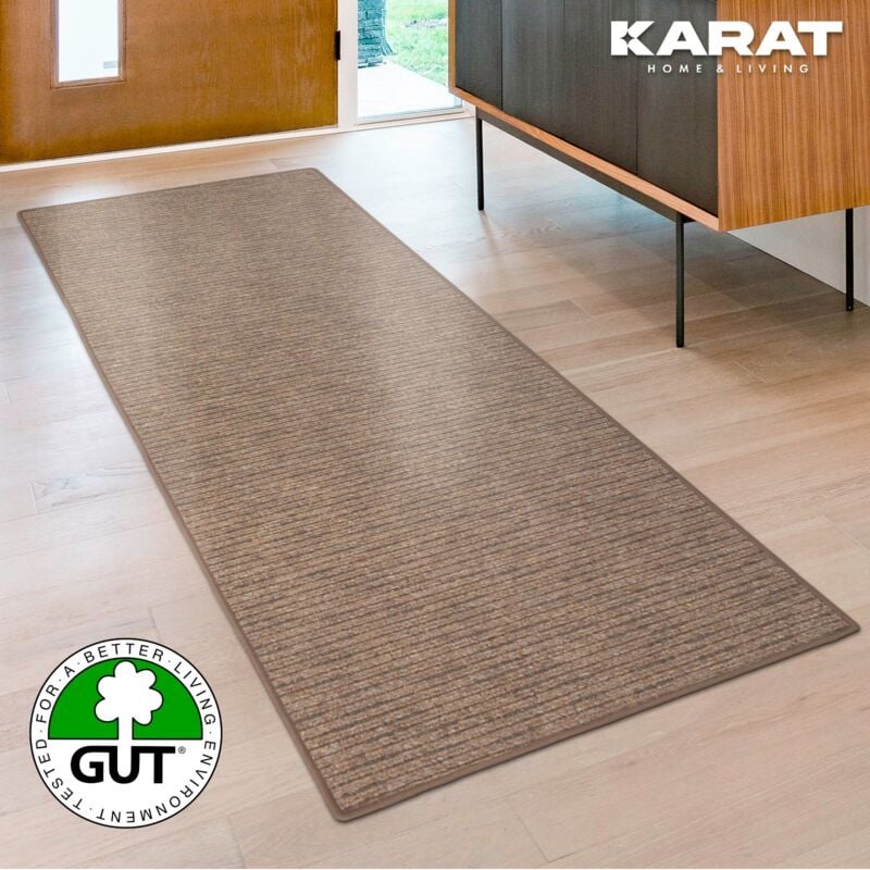 Floordirekt - Tapis sur mesure Geneva Marron clair 100 x 150 cm
