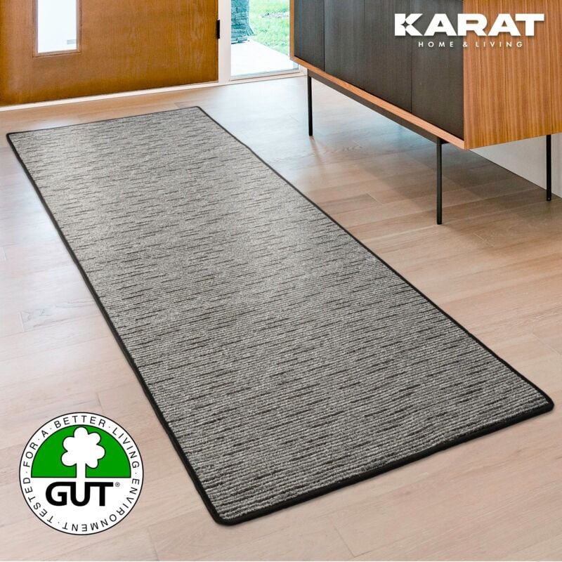 Floordirekt - Tapis sur mesure Geneva Anthracite 200 x 100 cm