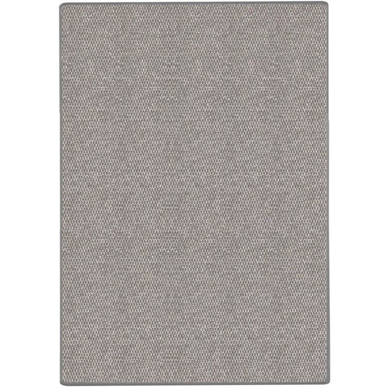 Tapis de couloir Kalkutta Aspect Sisal Argent 66 x 400 cm