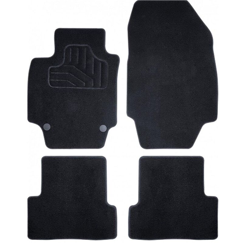 Tapis sur mesure compatible avec Bmw Serie 1 ap11 - Noir