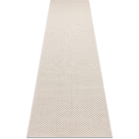 RUGSX Tapis, tapis de couloir TIMO 6272 SIZAL extérieur beige beige 60x300 cm