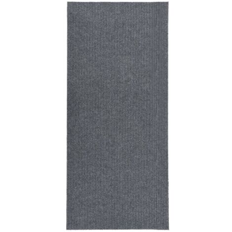 Tapis-Tapis de salon-Tapis Chambre-Tapis d'intérieur 100x250 cm Gris 680686
