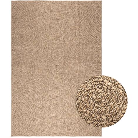 Tapis-Tapis de salon-Tapis Chambre ZIZUR 160x230 cm aspect de jute intérieur et extérieur 366613
