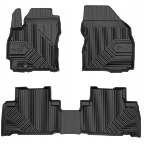 Tapis, tapis d'essuie-glace et bacs en caoutchouc pour Mazda Premacy 2005-2010 (77 pièces)