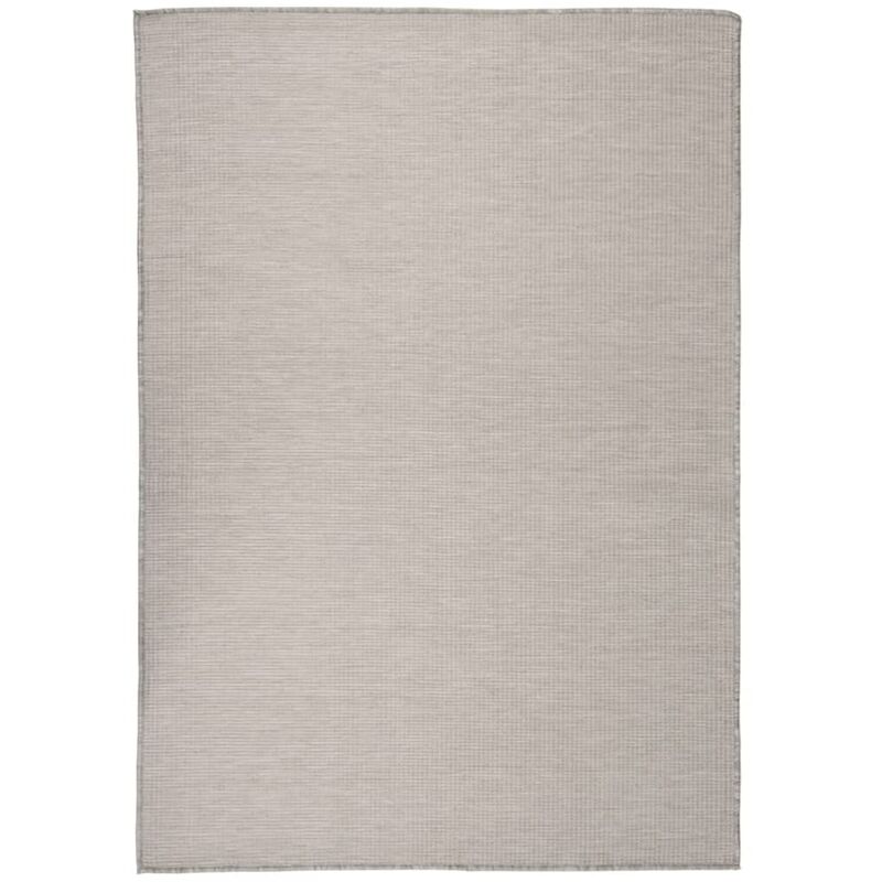 Vidaxl - Tapis à tissage plat d'extérieur 160x230 cm Taupe