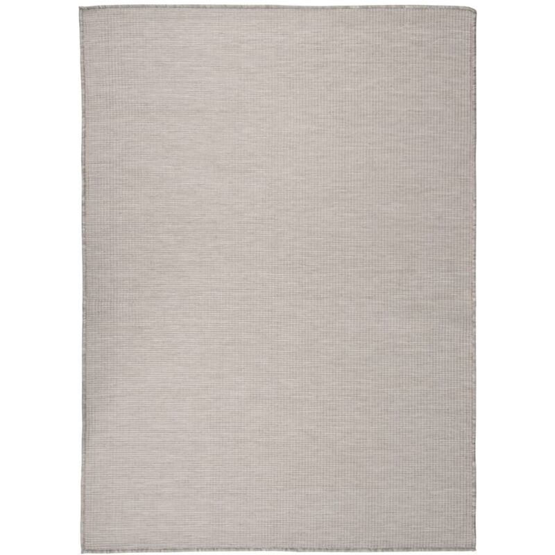 Vidaxl - Tapis à tissage plat d'extérieur 200x280 cm Taupe