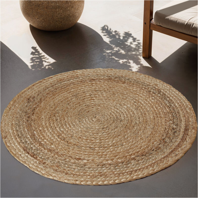 Tectake - Tapis tissé à la main glim style bohème -