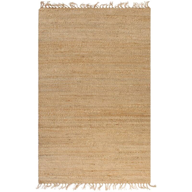 Vidaxl - Tapis tissé à la main Jute 120 x 180 cm Naturel
