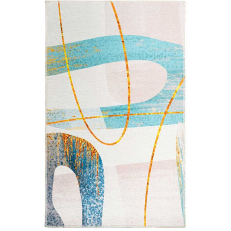 Tapis Tissé à Poils Plats "Picassa IV" Multicolore 200 x 290 cm